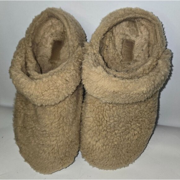 Crocs Ladies Classic Cozzy Slipper Sepia Colorway Size 8 Comfy House Shoes - Picture 1 of 5